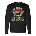 I Makeit Happenドッグコマンドトレーニング 面白い犬のトレーナー 長袖Tシャツ ギフトのアイデア