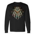 Native Heritage Month 誇り高きネイティブアメリカンのクマの爪 長袖Tシャツ ギフトのアイデア