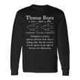Nerdy Bayes 定理論 確率統計 算数教師 長袖Tシャツ ギフトのアイデア