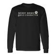 Nerdy Moms Build Character Dice Rpg Ttrpg Role Playing Long Sleeve T-Shirt Gifts ideas Nerdy Moms Build Character Dice Rpg Ttrpg Role Playing Long Sleeve T-Shirt Gifts ideas