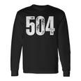 New Orleans 504 Area Code 長袖Tシャツ ギフトのアイデア
