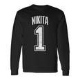 Nikitaサポーター番号 1番の大ファン 長袖Tシャツ ギフトのアイデア