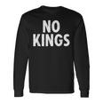 No Kings 長袖Tシャツ ギフトのアイデア