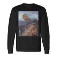Odilon Redonによるサイクロプスの有名なアートワーク。 長袖Tシャツ ギフトのアイデア
