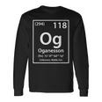 Oganesson Element ホワイト 長袖Tシャツ ギフトのアイデア