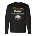Pharm Done ドクターオブファーマシー 卒業式 長袖Tシャツ ギフトのアイデア
