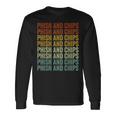 Phish And Chips ファニーハッカー フィッシングコンピュータハッカー 長袖Tシャツ ギフトのアイデア