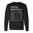 Porter 栄養成分表示 長袖Tシャツ ギフトのアイデア