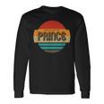 Prince 名称 レトロ・ヴィンテージ・サンセット 限定版 長袖Tシャツ ギフトのアイデア
