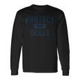 Protect The Dolls ドールを守れ ダメージ加工 長袖Tシャツ ギフトのアイデア