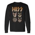 Hiss Rocktars 猫と子猫 長袖Tシャツ ギフトのアイデア