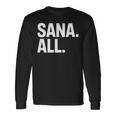 Sana All Filipinolang Phrase Pinoy Meme レディース メンズ 長袖Tシャツ ギフトのアイデア