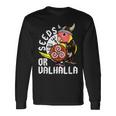 Seeds Oralhalla バイキング オウム 桃の顔 ルティーノ ラブバード 長袖Tシャツ ギフトのアイデア