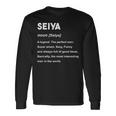 Seiya 聖也 長袖Tシャツ ギフトのアイデア