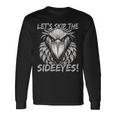 Sideeyes シュービルコウノトリの子育てをスキップしましょう 長袖tシャツ 長袖Tシャツ ギフトのアイデア
