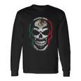 Skull Mexican Flag Mexicopraytyleintage 長袖Tシャツ ギフトのアイデア