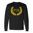 Spqrパープルローマ帝国 長袖Tシャツ ギフトのアイデア