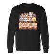 Sweet Icing Party 子猫好き 誕生日ケーキ かわいい猫 長袖Tシャツ ギフトのアイデア