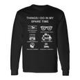 Things I Do In Mypare Time スイミング スイマー ユーモア 長袖Tシャツ ギフトのアイデア
