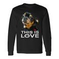 This Is Love And Tan チワワ犬 長袖Tシャツ ギフトのアイデア
