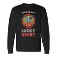 This Is My Lucky 日本のだるま人形 長袖Tシャツ ギフトのアイデア