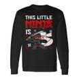 This Little Ninja Is 5歳 5歳の誕生日 忍者 男の子 キッズ 長袖Tシャツ ギフトのアイデア