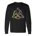 Triquetra ホーリートリニティ ケルトノット 長袖Tシャツ ギフトのアイデア