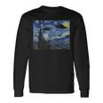 Ufo エイリアン アブダクション 星月夜 ヴァン・ゴッホ 絵画 長袖Tシャツ ギフトのアイデア