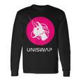 Uniswap Dex、Crypto Defi、分散型アプリケーション交換 長袖Tシャツ ギフトのアイデア