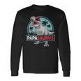 Uomo Divertente Papasaurus Cool Dinosauro Papà Maglietta a maniche lunghe Ideas de regalos