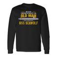 Ussシーウルフssn-21サブマリン 長袖tシャツ 長袖Tシャツ ギフトのアイデア