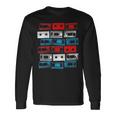 Vhs Usa カセットテープ 1980年代 ビデオ レトロ 映画 長袖Tシャツ ギフトのアイデア