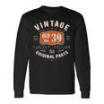 Vintage 1983 ヴィンテージ 1983年生まれ 39歳の誕生日ギフトアイデア 39歳 長袖Tシャツ ギフトのアイデア