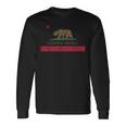 Vintage California Republic Flag ビンテージ・スタイルカリフォルニア共和国旗 長袖Tシャツ ギフトのアイデア