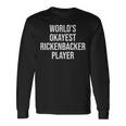 World's Okayest Rickenbacker Player ギターギフト 長袖Tシャツ ギフトのアイデア