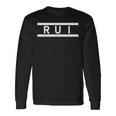 「Rui」ヘボン式「るい」「ルイ」下の名前 ローマ字 名入れ 名乗り ラテン文字 綴り 長袖Tシャツ ギフトのアイデア