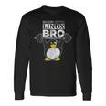 あなたもlinuxのbro Linuxのペンギンは、重量を持ち上げるか 長袖Tシャツ ギフトのアイデア