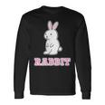 うさぎ Rabbit『ハロー』兎【どうぶつフレンズ】グッズ ゆるくて かわいい イラスト 長袖Tシャツ ギフトのアイデア