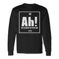 おったま Ah 元素デザイン おもしろ理系 サプライズ要素 42 ナンバー グラフィック 長袖tシャツ 長袖Tシャツ ギフトのアイデア