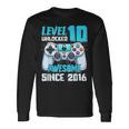 おもしろビデオゲーマー 10歳 10歳 誕生日 長袖Tシャツ ギフトのアイデア