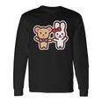 ゆるかわメルちゃん 漫画バックプリント 長袖Tシャツ ギフトのアイデア
