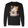わがまま猫 寿司ねこ ラーメン好き かわいい おもしろ マンガ 長袖tシャツ 長袖Tシャツ ギフトのアイデア