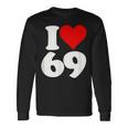アイラブハート 69 シックスティナイン 長袖Tシャツ ギフトのアイデア