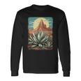 アガベ モンタナ山 アガベ 多肉植物 メキシカン 長袖Tシャツ ギフトのアイデア