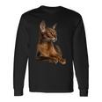 アビシニアン猫 長袖tシャツ 長袖Tシャツ ギフトのアイデア