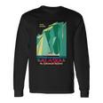 アラスカ 広告 ビンテージ レトロ ポスター 長袖Tシャツ ギフトのアイデア