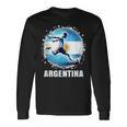 アルゼンチン選手のためのアルゼンチンシャツ レトロ ボーイズ アルゼンチン 長袖Tシャツ ギフトのアイデア