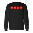 アーセナル Ar-Se-N-Al 周期表 Uk Town 長袖Tシャツ ギフトのアイデア