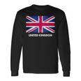イギリスの国旗。 長袖Tシャツ ギフトのアイデア