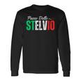 イタリア山アルプス旅行 パッソ・デッロ・ステルヴィオ メンズ レディース 長袖Tシャツ ギフトのアイデア